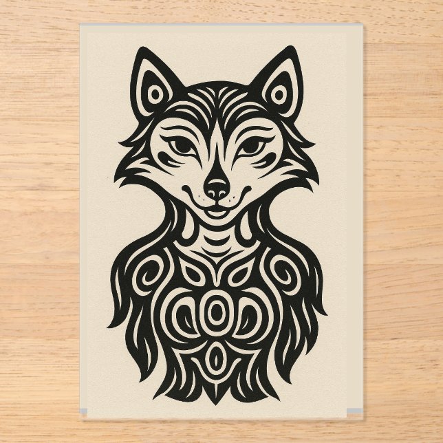 Miss Furry Acryleinladungen (Vorderseite)