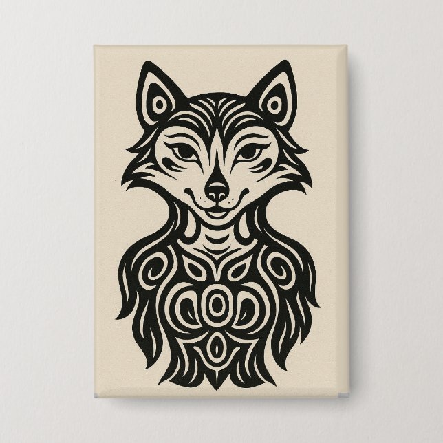 Miss Furry Button (Vorderseite)