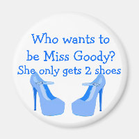 Miss Goody Two Shoes Light Blue High Heels