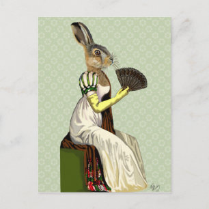 Miss Hare 2 Postkarte
