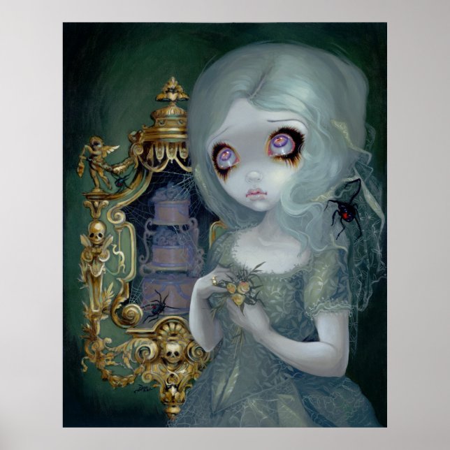 Miss Havisham ART PRINT Gothic Große Erwartungen Poster (Vorne)
