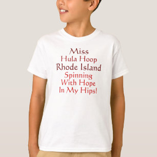 Miss Hula Hoop Rhode Island T-Shirt