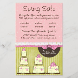 Miss. Jen Cake Small Sale Flyer