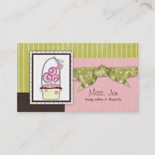 Miss. Jen Candy Business Cards Visitenkarte (Vorderseite)