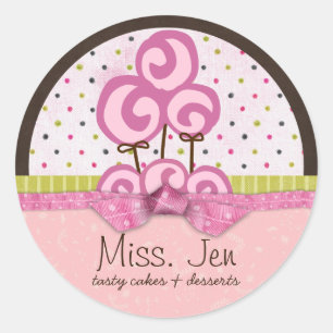 Miss. Jen Candy Large Merchandise Stickers