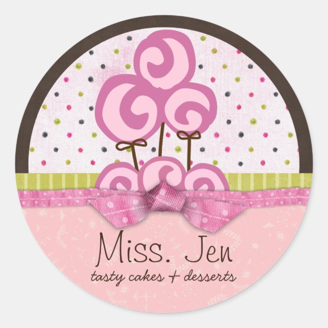 Miss. Jen Candy Large Merchandise Stickers (Vorderseite)
