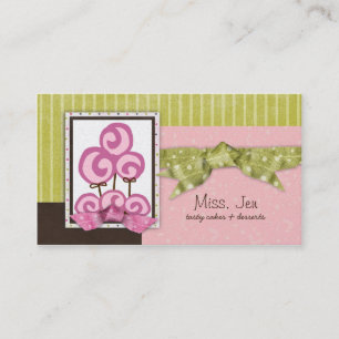 Miss. Jen Just Candy Business Cards Visitenkarte