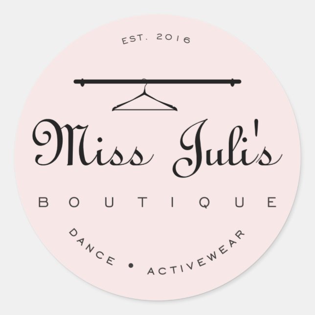 Miss Juli Round Sticker, Glossy Runder Aufkleber (Vorderseite)