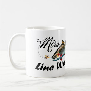 Miss Line Wetter Regenbogenforelle Kaffeetasse