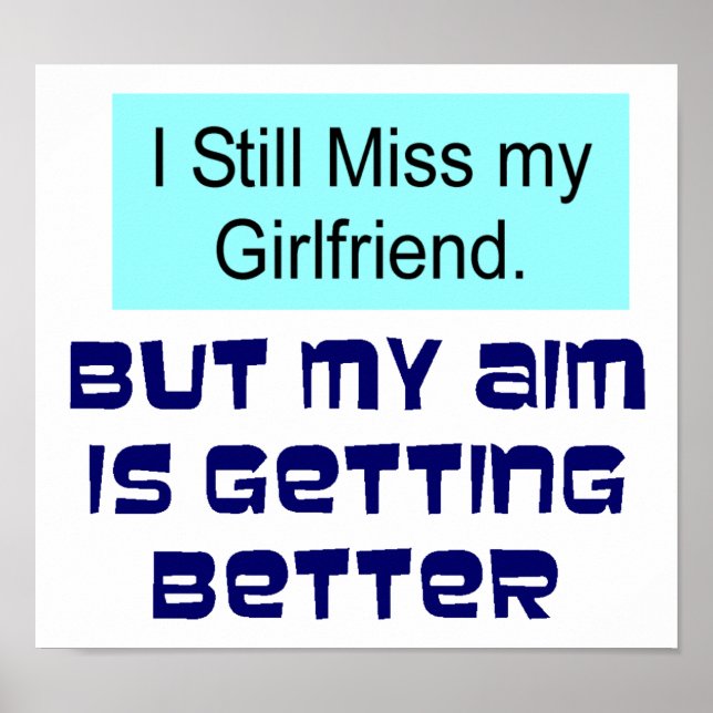 Miss meine Freundin Poster (Vorne)