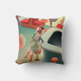 Miss Meow - Bar für späte Nacht Kissen