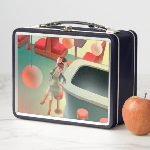 Miss Meow - Bar für späte Nacht Metall Brotdose