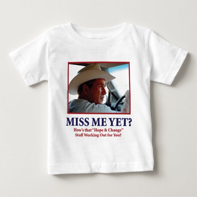 Miss mich doch? baby t-shirt (Vorderseite)