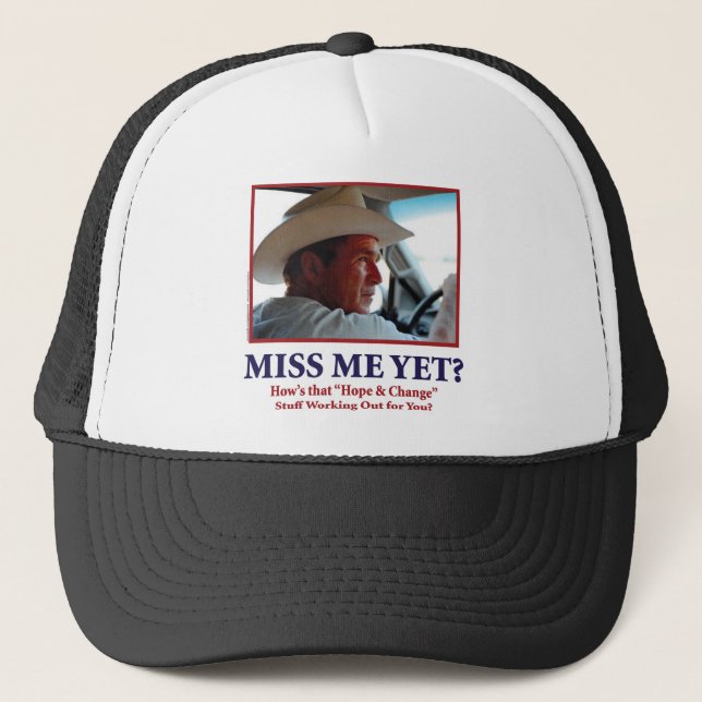 Miss mich doch? truckerkappe (Vorderseite)
