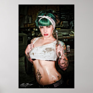 Miss Mischief Workin Gal Poster