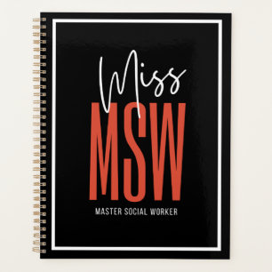 Miss MSW Planner Planer
