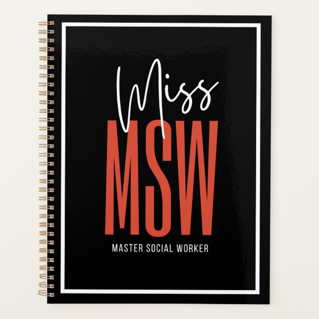 Miss MSW Planner Planer (Vorderseite)