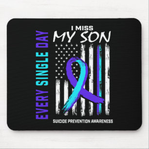 Miss My Son Suicide Prevention Awareness American Mousepad