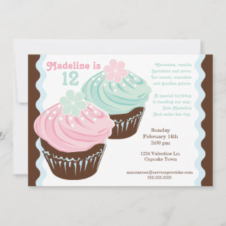 Miss 'N Nick Popular Cupcake Einladung