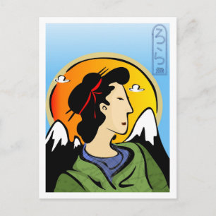 Miss Nihon Postcard Postkarte