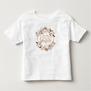 Miss ONEderful Birthday Shirt, Boho, Floral Kleinkind T-shirt