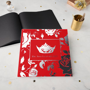 Miss Pageant America Krone Folien Rosen Scrapbook Gästebuch