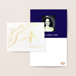 Miss Pageant Custom Foto Seashore Vielen Dank Folienkarte