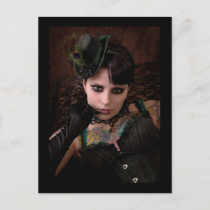 Miss Peacock - Postkarte