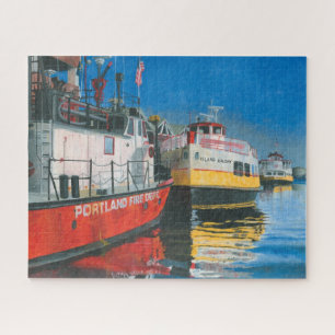 Miss Portland Fireboat und Casco Bay Ferries Puzzle