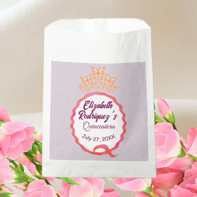 Miss Quince Butterflies Tiara Crown Squiggle  Geschenktütchen (Von Creator hochgeladen)