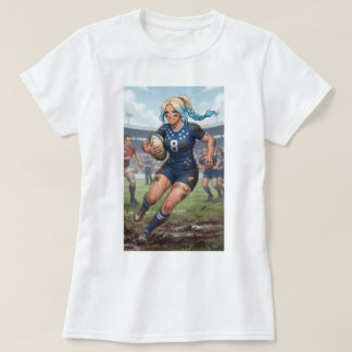 Miss Rugby Spielerin T-Shirt