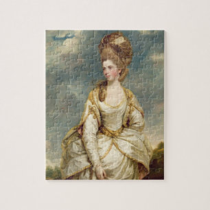 Miss Sarah Campbell, 1777-78 (Öl auf Leinwand) Puzzle
