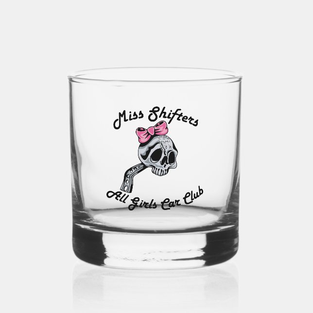 Miss Shifters Whiskey Glasses Whiskyglas (Vorderseite)