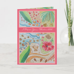 Miss Sie denken, Sie senden hässliche Grüße Karte