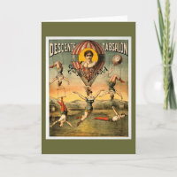 Miss Stena Flying Trapese Vintag Circus Poster