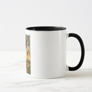 Miss Stena Flying Trapese Vintage Zirkusposter Tasse