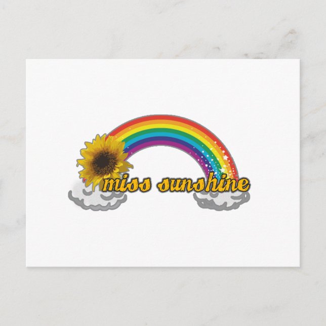 Miss Sunshine Postkarte (Vorderseite)
