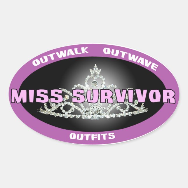 Miss Survivor Stickers (Vorderseite)