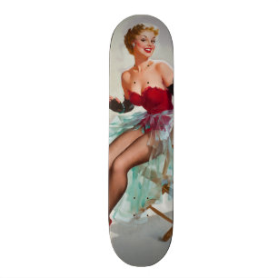 Miss Sylvania Button-Up Girl Skateboard