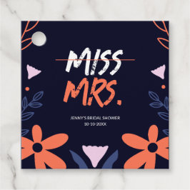 Miss To Mrs. Brautparty Geschenkanhänger