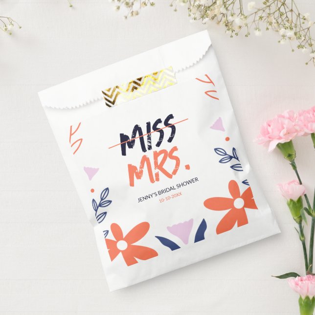 Miss To Mrs. Brautparty Geschenktütchen (Versiegelt)