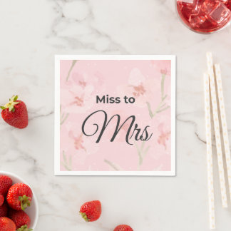 Miss to Mrs. Papiertücher Serviette