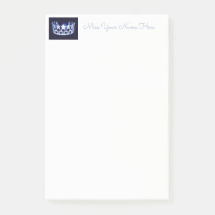 Miss USA Blue Crown Post-it-Notes Post-it Klebezettel