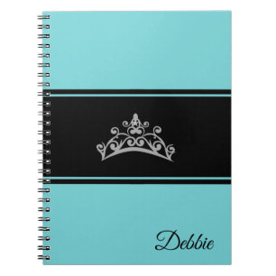 Miss USA Notebook Pageant Silver Crown Notizblock