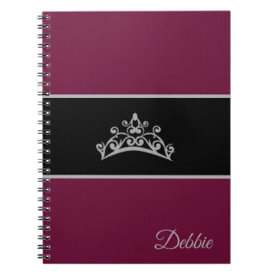 Miss USA Notebook Pageant Silver Crown Notizblock