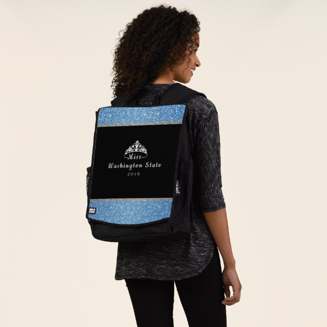 Miss USA Pearl Crown Backpack Rucksack (Ausgewaschen)