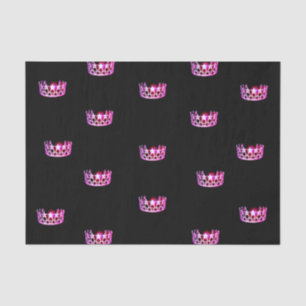 Miss USA Raspberry Pink Crown Tissue Seidenpapier