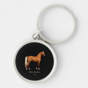 Miss USA Rodeo Custom Horse Metal Key Chain Schlüsselanhänger