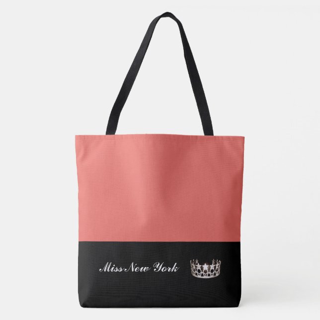 Miss USA Silver Crown Tote Bag Large Salmon (Vorderseite)