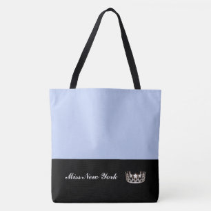 Miss USA Silver Crown Tote Bag-LRGE Frost